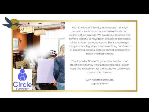 Grant Reveal – Circle Surrogacy, a Brilora Fertility Foundation story